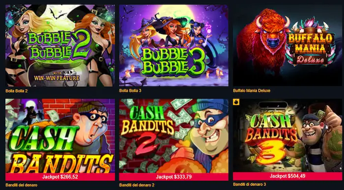 Brango Casino Italia games
