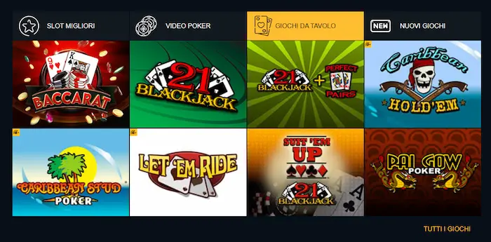 Brango Casino Italia tavolo